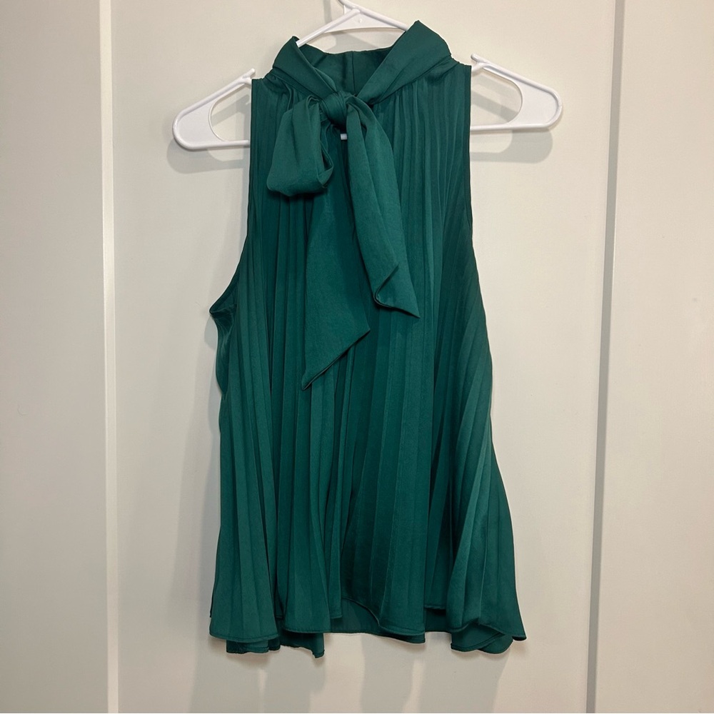 Green blouse